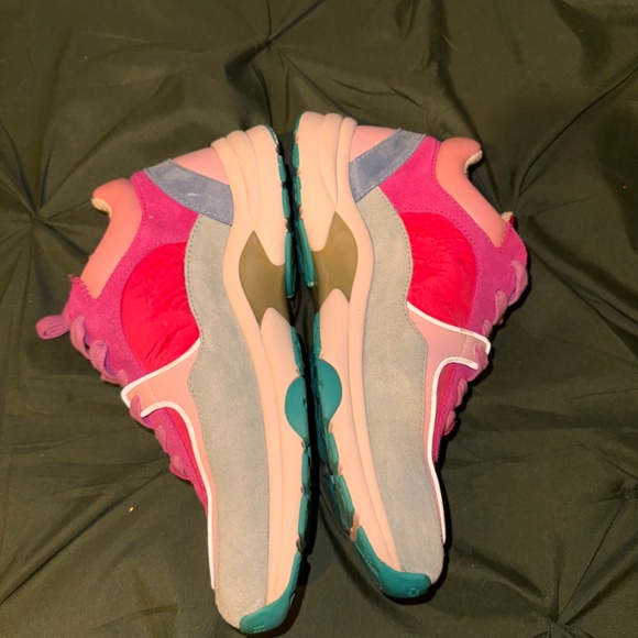 Chanel Pink and Gray Sneakers with Chunky Design - Picture 2 of 3